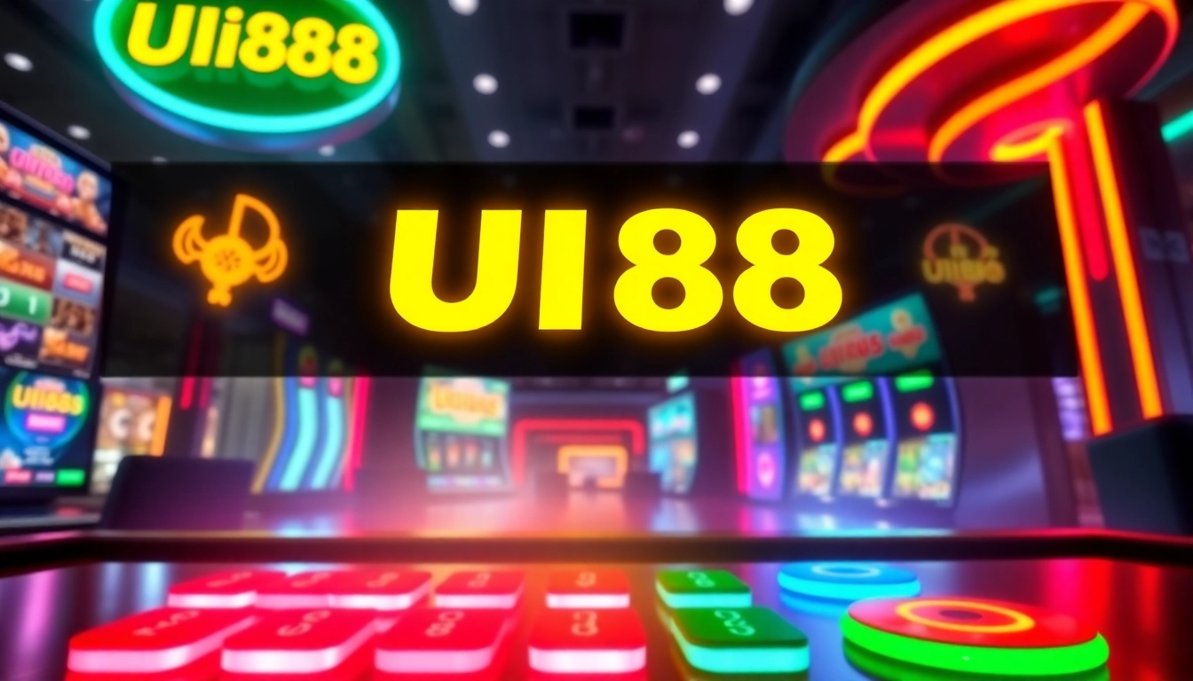 Engaging UU88 online casino platform featuring colorful graphics and user-friendly interface for betting and gaming experiences.