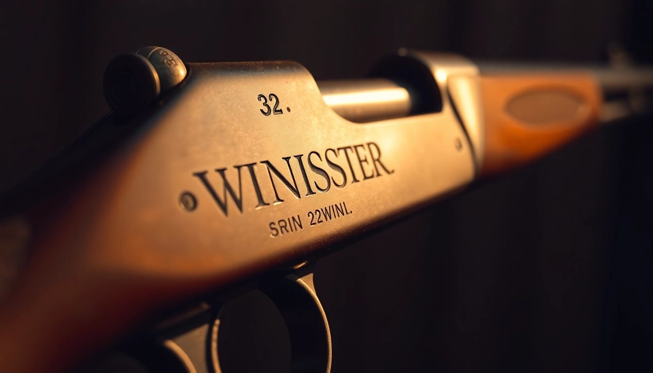 Sharpshooting with a classic 32WIN rifle, highlighting precision and craftsmanship for firearm enthusiasts and collectors.