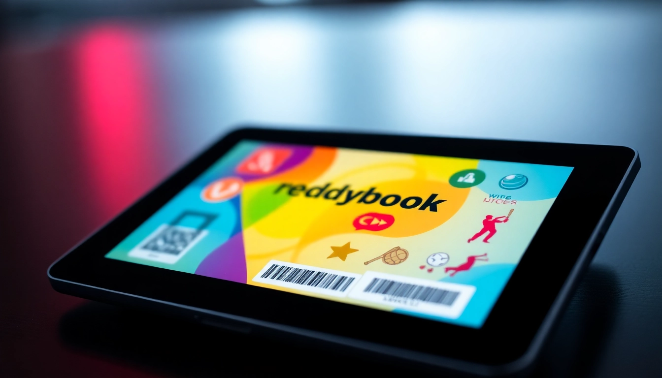 Reddybook ID example on a digital screen showcasing instant sports betting access for users.